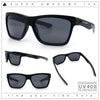 Xloop Mens Rectangle Sport Classic Wrap Horned Plastic Sunglasses