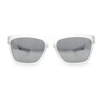 Xloop Mens Rectangle Sport Classic Wrap Horned Plastic Sunglasses