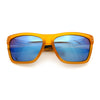 Xloop Mens Rectangle Sport Classic Wrap Horned Plastic Sunglasses