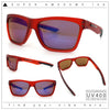 Xloop Mens Rectangle Sport Classic Wrap Horned Plastic Sunglasses