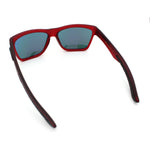 Xloop Mens Rectangle Sport Classic Wrap Horned Plastic Sunglasses