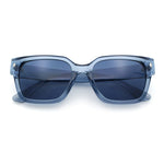 Mens Gentlemanly Urban Hipster Horn Rim Rectangle Plastic Sunglasses