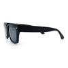 Mens Gentlemanly Urban Hipster Horn Rim Rectangle Plastic Sunglasses