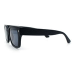 Mens Gentlemanly Urban Hipster Horn Rim Rectangle Plastic Sunglasses