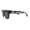 Mens Gentlemanly Urban Hipster Horn Rim Rectangle Plastic Sunglasses