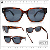 Mens Gentlemanly Urban Hipster Horn Rim Rectangle Plastic Sunglasses