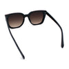 Womens Glitter Trim Oversized Cat Eye Luxe Plastic Sunglasses