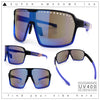 Xloop Mens Large Shield USA American Flag Print MTB Rectangle Sunglasses