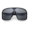 Xloop Mens Large Shield USA American Flag Print MTB Rectangle Sunglasses