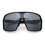 Xloop Mens Large Shield USA American Flag Print MTB Rectangle Sunglasses