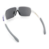 Xloop Mens Large Shield USA American Flag Print MTB Rectangle Sunglasses