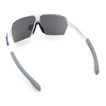 Xloop Mens Large Shield USA American Flag Print MTB Rectangle Sunglasses