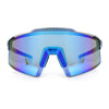 Xloop Rimless Dimensional XL Oversize Shield MTB Sport Plastic Sunglasses