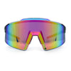 Xloop Rimless Dimensional XL Oversize Shield MTB Sport Plastic Sunglasses