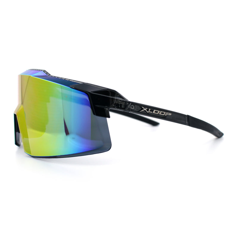 Xloop Rimless Dimensional XL Oversize Shield MTB Sport Plastic Sunglasses