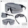 Xloop Rimless Dimensional XL Oversize Shield MTB Sport Plastic Sunglasses