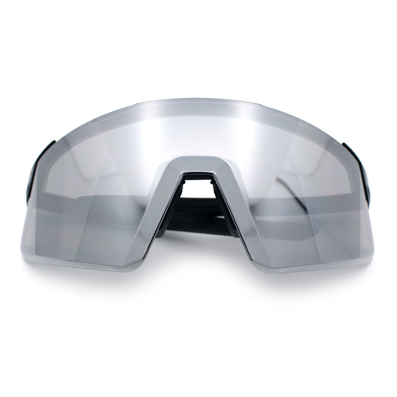 Xloop Rimless Dimensional XL Oversize Shield MTB Sport Plastic Sunglasses