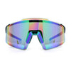 Xloop Rimless Dimensional XL Oversize Shield MTB Sport Plastic Sunglasses