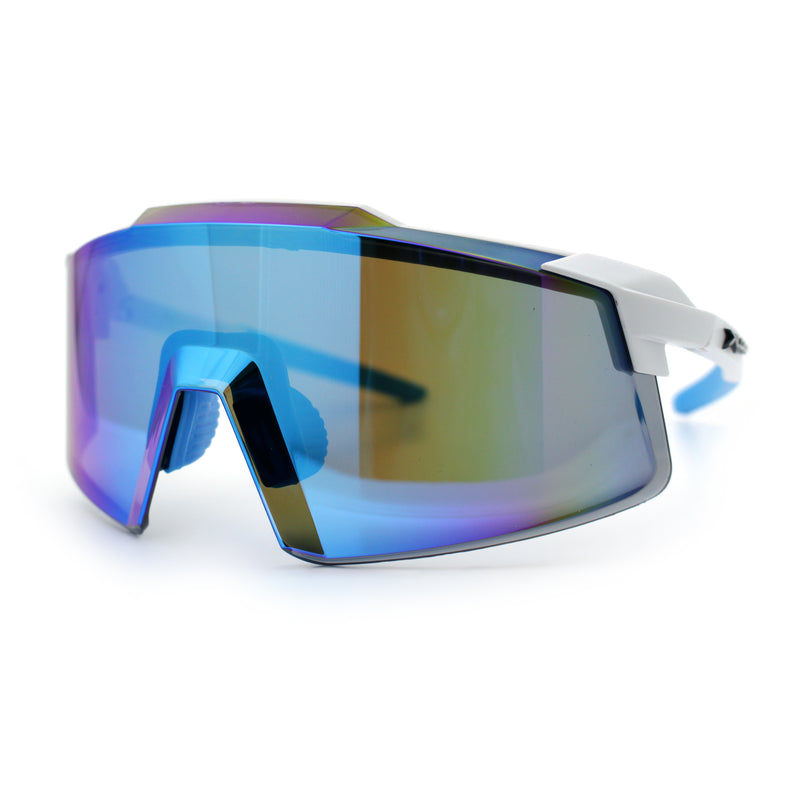 Xloop Rimless Dimensional XL Oversize Shield MTB Sport Plastic Sunglasses