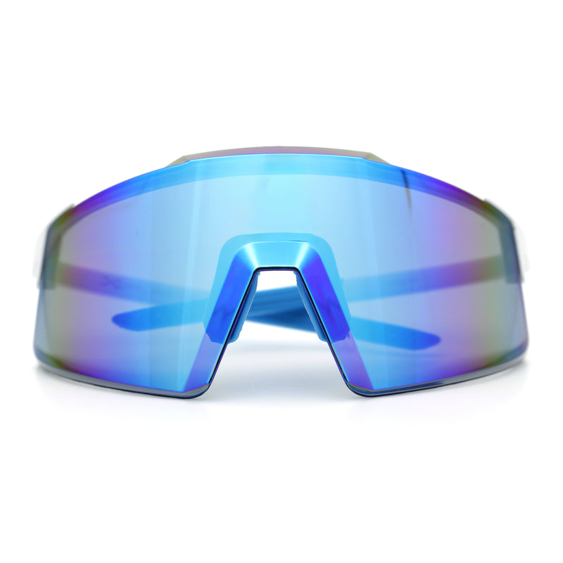 Xloop Rimless Dimensional XL Oversize Shield MTB Sport Plastic Sunglasses