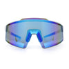 Xloop Rimless Dimensional XL Oversize Shield MTB Sport Plastic Sunglasses