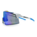 Xloop Rimless Dimensional XL Oversize Shield MTB Sport Plastic Sunglasses