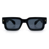 Retro Urban City Gent Hipster Thick Plastic Horn Rim Rectangle Sunglasses