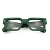 Retro Urban City Gent Hipster Thick Plastic Horn Rim Rectangle Sunglasses