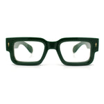 Retro Urban City Gent Hipster Thick Plastic Horn Rim Rectangle Sunglasses