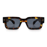 Retro Urban City Gent Hipster Thick Plastic Horn Rim Rectangle Sunglasses