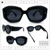 Womens Mod Thick Beveled Plastic Retro Glamorous Sunglasses