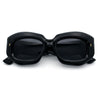 Womens Mod Thick Beveled Plastic Retro Glamorous Sunglasses