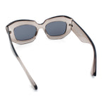 Womens Mod Thick Beveled Plastic Retro Glamorous Sunglasses