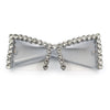 Womens Large Rhinestone Bold Angular Squared Rectangle Plastic Sunglasses
