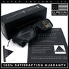 All Black Glass Lens Timeless Classic Narrow Rectangle Dad Shade Sunglasses