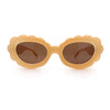 Womens Fluffy Cloud Shape Oval Plastic Sunglasses