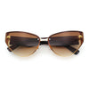 Womens Metal Frame Rimless Oversized Luxury Fashion Cat Eye Sunglasses