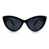 Womens Luxury Fashion Thick Plastic Oversized Cat Eye Sunglasses