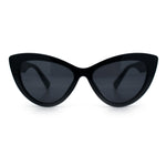 Womens Luxury Fashion Thick Plastic Oversized Cat Eye Sunglasses