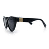Womens Luxury Fashion Thick Plastic Oversized Cat Eye Sunglasses