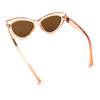 Womens Luxury Fashion Thick Plastic Oversized Cat Eye Sunglasses