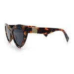Womens Luxury Fashion Thick Plastic Oversized Cat Eye Sunglasses