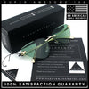 Luxury Gangster Rimless Cat Eye Jaguar Head Hinge Showy Sunglasses