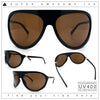 Super Oversized Wrap Around Curved Goggle Style Round Racer Sunglasses