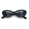 Womens Star Emblem Bling Luxury Diva Cat Eye Plastic Sunglasses