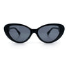 Womens Star Emblem Bling Luxury Diva Cat Eye Plastic Sunglasses
