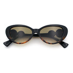 Womens Star Emblem Bling Luxury Diva Cat Eye Plastic Sunglasses