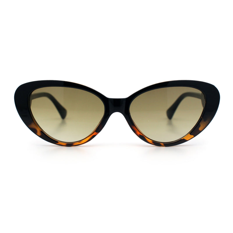 Womens Star Emblem Bling Luxury Diva Cat Eye Plastic Sunglasses