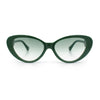 Womens Star Emblem Bling Luxury Diva Cat Eye Plastic Sunglasses