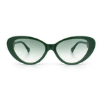 Womens Star Emblem Bling Luxury Diva Cat Eye Plastic Sunglasses